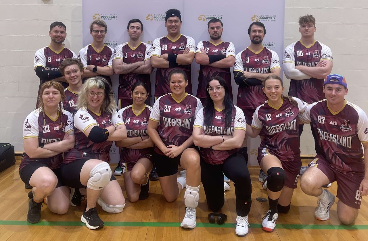 Brisbane Dodgeball League action shot